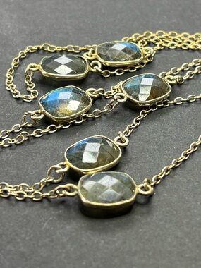 Avery Necklace in Labradorite by Olivia & Grace